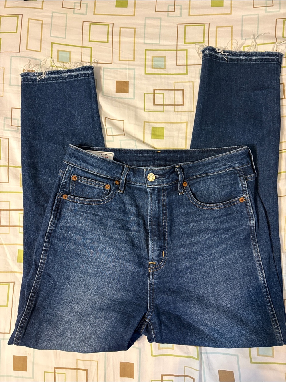 GAP Women's Skinny Jeans in Dark Blue Wash